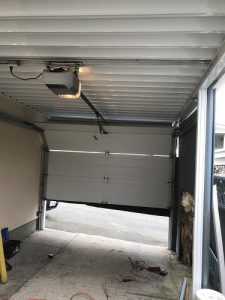 Convert carport to double sized door garage