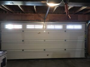 garage door with tube spring